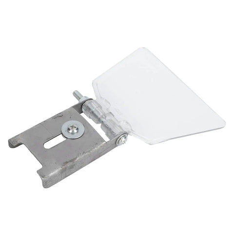 Heavy Duty Bench Grinder Eyeshield Set crafted from rust proof stainless steel bracket with clear shield, ideal for blocking sparks.