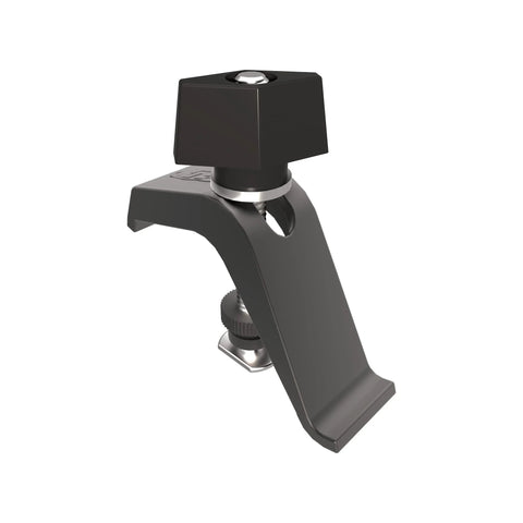 Two Track Clamps With Non Slip Grip For Track Saws, Professional Grade Woodworking Clamp For T Slot Tracks, Model KMA7520