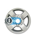 Four Pack Silver Wheel Hub Center Caps For Nissan Frontier And Xterra 2000-2004 16 Inch Wheels Fits 40315-7Z100 aluminum look