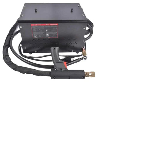 Pro Grade Stud Welder Dent Repair Kit For Auto Body, 3.5KW 110V AP03, shown in black with heavy-duty cables and handle