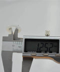 Digital caliper measuring Non Conductive Nylon Flat Washer Inner Diameter 1/2 Inch Outer Diameter 25/32 Inch 100 Pcs RoHS Compliant UL94 V2