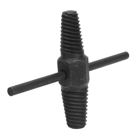 Heavy Duty Broken Screw Extractor Kit For Plumbers With Chrome Steel Dual Head Design To Pull Damaged Bolts From Faucet Pipes And Make Quick Home Repairs Without A Hassle, black dual-head extractor