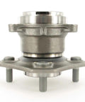 Front view of a metal Rear Wheel Hub Bearing Assembly For Nissan 2007 to 2012 Aftermarket Replacement Kit BR930691 with bolts