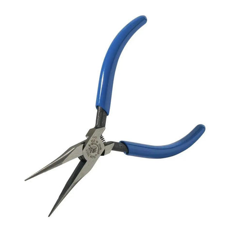 5 Inch Needle Nose Pliers With Spring Loaded Action And Extra Slim Profile For Tight Spots And Close Quarter Work, Curved Handles