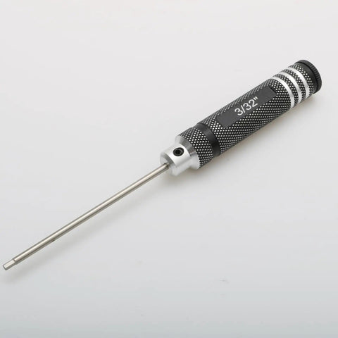 Four Piece Hex Key Screwdriver Set With Straight Handle Allen Wrenches for hobby RC drones and model aircraft, single 3/32 inch driver
