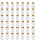 100 Pack White Pvc Heat Shrink Bottle Caps Wine Sealing Film Liquor Capsule Wraps For Spirits And Homebrew 1.2 X 2.4 Inch array view.