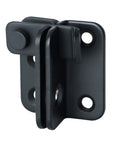 Heavy Duty Stainless Steel Sliding Bolt Door Latch With A Brushed Finish For Secure Gate Closure And Reliable Drawer Security That Is Tough As Nails And Holds Its Ground Perfectly, close up view showing the latch mechanism.