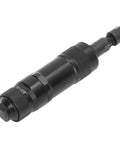 Heavy Duty Pneumatic Die Grinder, US Style Compact Air Powered Tool with Tight Precision Chuck, Badass Performance for Metal Grinding and Detail Work, Rock Solid Shop Quality Grind Master, close-up of black precision chuck.
