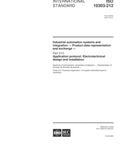Get Your Hands On This ISO 10303-212 Standard For Electrotechnical Design And Installation. Document cover showing ISO standard details.