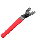 Universal Adjustable Pin Wrench For Angle Grinders With Lock Nut Grip Seven Point Five Inch Overall Length Fits From Three Eighths Inch To One And One Sixteenth Inch Hubs Rubber Dipped Handle For Comfort Replacement Tool For Angle Grinders Benches And