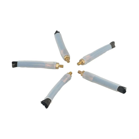 Five Pack M6 Welding Brushes For Seam Bead Cleaning And Joint Prep With Tough As Nails Carbon Fiber Conductive Brush Heads