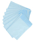 Hella Soft Disposable Bed Pads For Adults Heavy Absorbent Underpad With Odor Blocking Fluff Pulp Super Gentle On Skin Top Pick For Maternity Recovery Baby Changing And Sweet Dreams 10 Pack Large stacked in a fan shape.