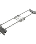 Slab Flattening Jig For DIY Woodworking With Height Adjustable L Carriages And Steel Aluminum Rails 48 Inch Length Heavy Duty Build