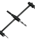 Adjustable Hole Saw Circle Cutter Kit From One And Three Sixteenths Inch Up To Seven And Seven Eighths Inch With Drill Bit And Hex Wrench.