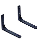 Built Different Steel Shelf Bracket To Handle Serious Weight This Heavy Duty Right Angle Mount offers Black Cold-Rolled Steel construction.