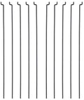 1.2mm by 120mm Steel Z Style RC Push Pull Rods Set, Durable Black Replacement Linkage Rods for Model Aircraft and Boats, Ideal for Servo Systems, Easy Fit, 10 Pack
