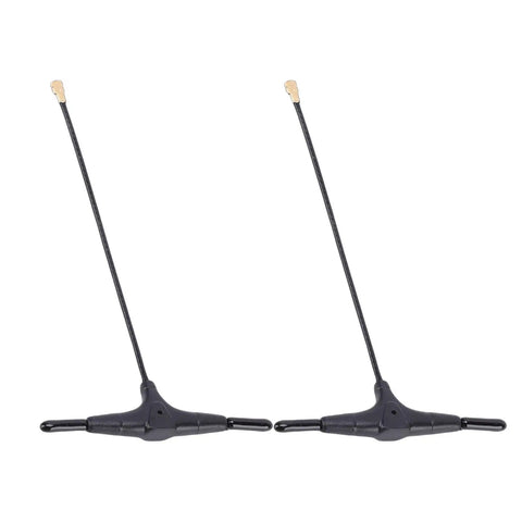 Pair of 2.4G FPV Antenna Short T Type With 2.5dBi Gain 2400 To 2500MHz for drones and surveillance systems side by side