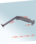 Antique Copper Spring Arm Safety Supports For Cabinets And Wooden Boxes Two Pack Easy To Install And Use in close-up view