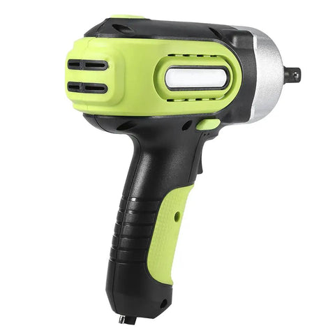 Brilluxa 12V Electric Impact Wrench With 420Nm Torque, Compact Tire Change Tool For Lug Nut Removal, High Power Automotive Repair Kit, Portable Wheel Socket Bit Set For Car And Bike Emergency Service