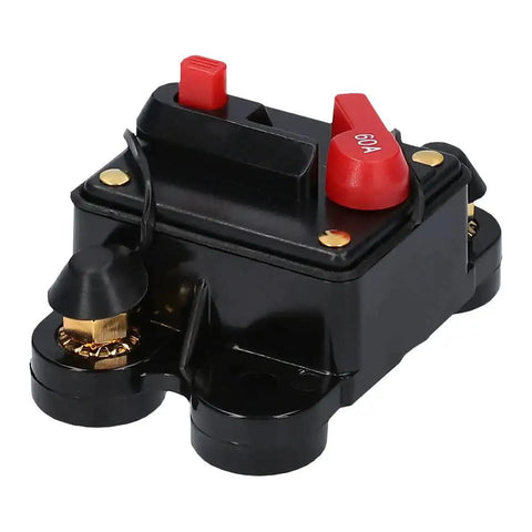 60A resettable breaker from 8 Gang Switch Panel System With IP68 Control Box Splash Proof Panel 60 Amp Resettable Breaker Six Extra Fuses