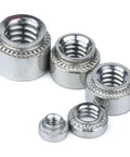M3 Self Clinching Hex Nuts For Server Racks And Electronics, Corrosion Resistant crimped threaded inserts in various sizes