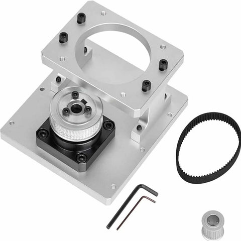 Heavy Duty Aluminum Hollow Rotary Actuator Delivering Knockout Precision Cam Indexing For Shop Cutting Tables with gears and belt