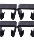 Creative Plastic Sectional Clips For Sofa And Furniture in black, easy to install fasteners for office and bedroom. No tool needed.