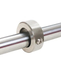 Four Pack 304 Stainless Steel Shaft Collars With Seven Sixteenth Inch Bore And Seven Eighth Inch Outer Diameter Set Screw Style For CNC Machines Linear Rails And Industrial Equipment on shaft