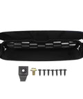 New Premium Direct Fit Rigid Plastic Honeycomb Hood Scoop For Tesla Cybertruck exterior upgrade with mounting hardware.