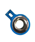 Top Shelf Heavy Duty One Way Bearing Wedge Clutch Backstop With Handle showing sturdy steel design and mounting hole for 85X190X63 shafts.