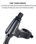 1 Pair Aluminum Alloy Bicycle Brake Levers For Most Bikes Left And Right Hand Levers close-up of adjustment mechanism