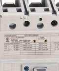 Factory Fresh 3 Pole Mccb Circuit Breaker 150a I Frame With 25ka Thermal Magnetic Trip Unit At 480v, detailed view of breaker specifications.