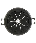 Construct Pro Speedy Spring-Lock cable pass-through port, round black, 2-inch inner diameter with side latch brackets.