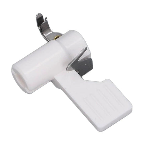 Stainless Steel Needle Threader For Sewing Machines Easy Hook And Pull Threader Tool Multifunction Replacement Part For 140q 2639 Hzl 25z on white background
