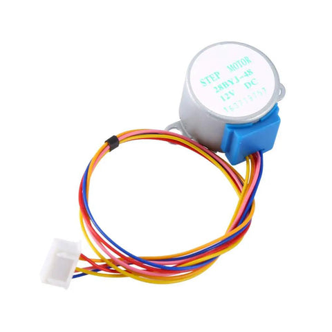12V 4 Phase Stepper Motor For DIY Projects, ULN2003 Ready With 5 Wire Harness, switchable for CNC and robotics use