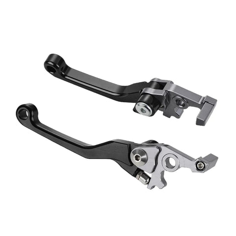 Foldable CNC Pivot Electric Dirt Bike Brake Clutch Lever For Tuttio Tutti Soleil 01 Ebike, Adjustable Reach For Maximum Comfort, Ergonomic Grip, Easy Install, Durable Black Finish, Smooth Shifting, Responsive Braking