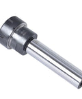 ER32 4In Long Straight Shank Collet Chuck Holder For CNC Milling Tooling, Alloy Steel, 1In Shank Diameter, 0.0003In Precision