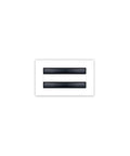6x4 White Modern AC Vent Cover with Decorative Linear Slot Diffuser for ceiling, wall, or floor installation, front view