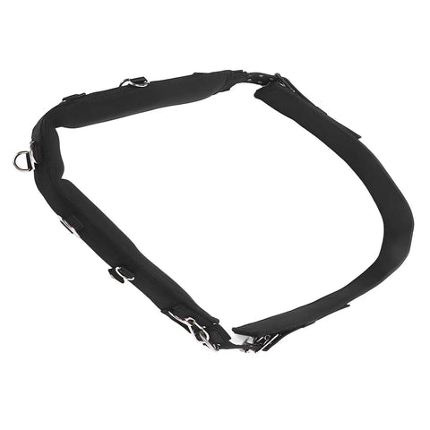 Adjustable Horse Training Surcingle for Ground Driving and Lunging with Secure Buckle, fits 180cm to 215cm, sturdy lunge gear for ponies