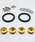 Aluminum Bumper Quick Release Fasteners Kit For Cars Front And Rear Bumpers With Washers Nuts Screws And O Ring Seals