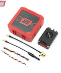 Rush Tank Max Solo 2.5W 5.8GHz FPV VTX with Active Cooling CNC Shell and cables for RC long-range fixed-wing