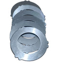 Beefed Up Brake Counter Plate Set Of 12 For Backhoe 3CX And Other Earthmoving Machines Fits Part 45820285 steel plates stacked
