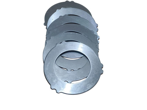 Beefed Up Brake Counter Plate Set Of 12 For Backhoe 3CX And Other Earthmoving Machines Fits Part 45820285 steel plates stacked