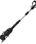 Cordless Garden Tiller And Cultivator With Telescopic Pole And Auxiliary Handle No Cord Needed 6 Inch Steel Blades 24V Tool Only