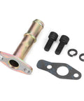 Upgrade Your Boost Setup With This Rock Solid Aluminum Turbo Oil Drain Flange Pipe For Gt25 Gt28 Ball Bearing Engines Featuring M8 Bolts Plus Gasket And Washer For A Seamless Leak Free Performance That Keeps Your Ride Running Smooth As Butter Under Heavy. Aluminum turbo oil drain flange pipe kit with M8 bolts, gasket, and washers