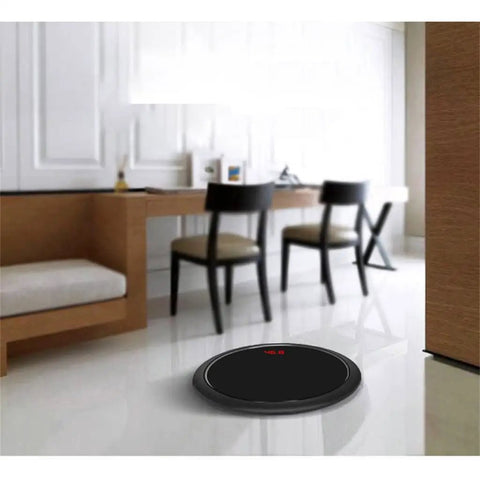 Dead Nuts Accurate Smart Body Fat Scale With Tank Tough Tempered Glass Platform displayed in a modern bathroom setting.