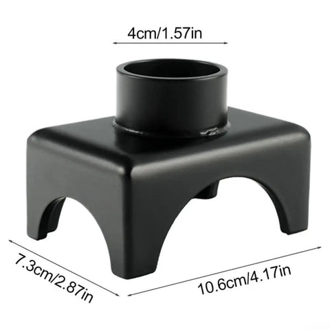 Beefy Heavy Duty Bottle Saddle Lifting Axle Support Accessory dimensions shown for 17000 lbs capacity, rust-resistant steel