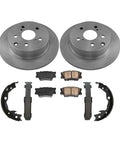 Heavy Duty Rear Brake Rotors And Pads Shoes Assembly For Lexus Hs250h And Toyota Rav4 Ultimate Stopper Kit With Springs Perfect Fit. rear brake kit with rotors, pads, shoes, and springs