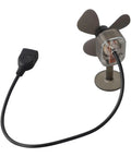 Portable Wind Turbine Generator For Camping And Hiking Mini Wind Power Charger With USB Output on white background