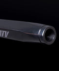 Close-up of 6061 billet aluminum tie rod end from Trade In Those Flimsy Rods For This Bulletproof 6061 Billet Aluminum Hex Tie Rod Kit For 2018 Plus Polaris Ranger XP 1000 And Crew Models Delivering A Rock Solid Oem Driving Feel.